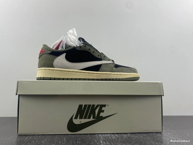 MaikeSneakers SP LOW X JORDAN AIR OG 'BLACK DM7866-002 OLIVE' TRAVIS SCOTT 1 0725